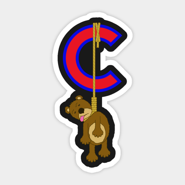 Hanging Cub Sticker by TeesByJay